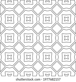  Geometric vector pattern with triangular elements. abstract picture for wallpapers and backgrounds. Black and white ornament.