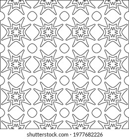  Geometric vector pattern with triangular elements. abstract picture for wallpapers and backgrounds. Black and white ornament.
