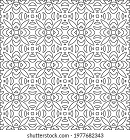 Geometric vector pattern with triangular elements. abstract picture for wallpapers and backgrounds. Black and white ornament.
