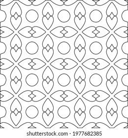  Geometric vector pattern with triangular elements. abstract picture for wallpapers and backgrounds. Black and white ornament.
