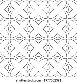  Geometric vector pattern with triangular elements. abstract picture for wallpapers and backgrounds. Black and white ornament.