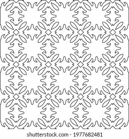  Geometric vector pattern with triangular elements. abstract picture for wallpapers and backgrounds. Black and white ornament.