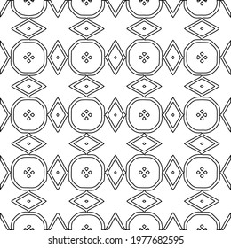 Geometric vector pattern with triangular elements. abstract picture for wallpapers and backgrounds. Black and white ornament.