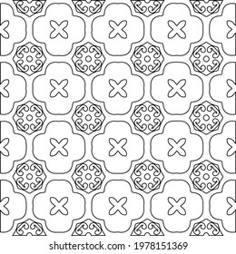  Geometric vector pattern with triangular elements. abstract picture for wallpapers and backgrounds. Black and white ornament.