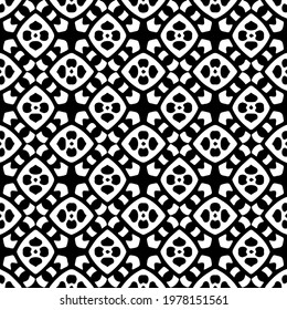  Geometric vector pattern with triangular elements. abstract picture for wallpapers and backgrounds. Black and white ornament.