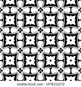  Geometric vector pattern with triangular elements. abstract picture for wallpapers and backgrounds. Black and white ornament.