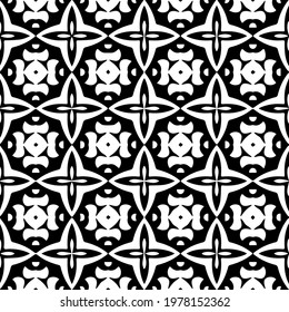  Geometric vector pattern with triangular elements. abstract picture for wallpapers and backgrounds. Black and white ornament.