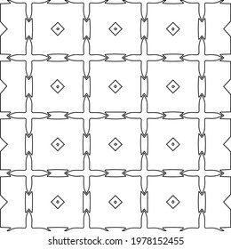  Geometric vector pattern with triangular elements. abstract picture for wallpapers and backgrounds. Black and white ornament.