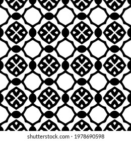  Geometric vector pattern with triangular elements. abstract picture for wallpapers and backgrounds. Black and white ornament.