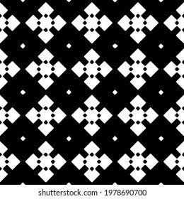  Geometric vector pattern with triangular elements. abstract picture for wallpapers and backgrounds. Black and white ornament.