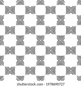  Geometric vector pattern with triangular elements. abstract picture for wallpapers and backgrounds. Black and white ornament.