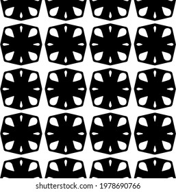  Geometric vector pattern with triangular elements. abstract picture for wallpapers and backgrounds. Black and white ornament.
