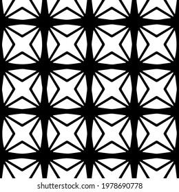  Geometric vector pattern with triangular elements. abstract picture for wallpapers and backgrounds. Black and white ornament.
