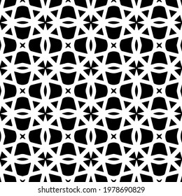 Geometric vector pattern with triangular elements. abstract picture for wallpapers and backgrounds. Black and white ornament.