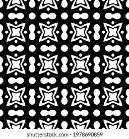  Geometric vector pattern with triangular elements. abstract picture for wallpapers and backgrounds. Black and white ornament.