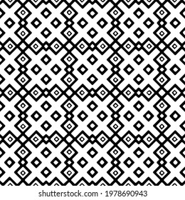  Geometric vector pattern with triangular elements. abstract picture for wallpapers and backgrounds. Black and white ornament.
