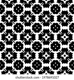  Geometric vector pattern with triangular elements. abstract picture for wallpapers and backgrounds. Black and white ornament.