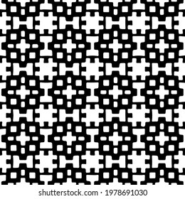  Geometric vector pattern with triangular elements. abstract picture for wallpapers and backgrounds. Black and white ornament.