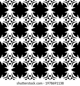  Geometric vector pattern with triangular elements. abstract picture for wallpapers and backgrounds. Black and white ornament.