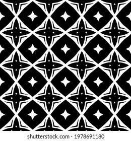  Geometric vector pattern with triangular elements. abstract picture for wallpapers and backgrounds. Black and white ornament.