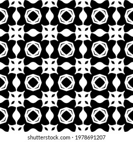  Geometric vector pattern with triangular elements. abstract picture for wallpapers and backgrounds. Black and white ornament.