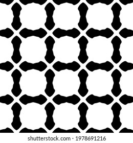  Geometric vector pattern with triangular elements. abstract picture for wallpapers and backgrounds. Black and white ornament.