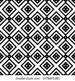  Geometric vector pattern with triangular elements. abstract picture for wallpapers and backgrounds. Black and white ornament.
