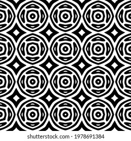  Geometric vector pattern with triangular elements. abstract picture for wallpapers and backgrounds. Black and white ornament.