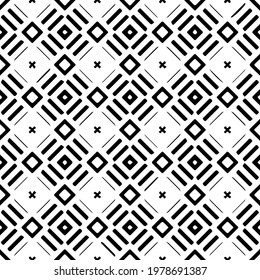  Geometric vector pattern with triangular elements. abstract picture for wallpapers and backgrounds. Black and white ornament.