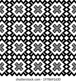  Geometric vector pattern with triangular elements. abstract picture for wallpapers and backgrounds. Black and white ornament.
