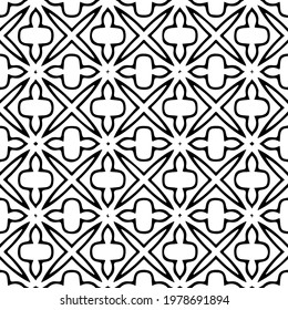  Geometric vector pattern with triangular elements. abstract picture for wallpapers and backgrounds. Black and white ornament.