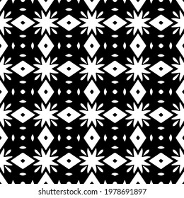  Geometric vector pattern with triangular elements. abstract picture for wallpapers and backgrounds. Black and white ornament.