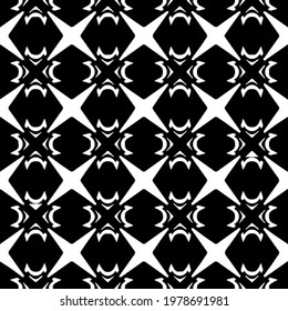 Geometric vector pattern with triangular elements. abstract picture for wallpapers and backgrounds. Black and white ornament.