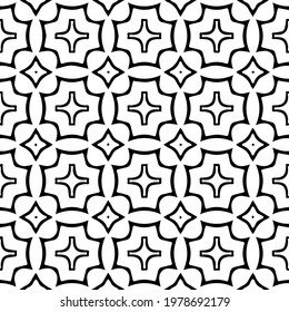  Geometric vector pattern with triangular elements. abstract picture for wallpapers and backgrounds. Black and white ornament.
