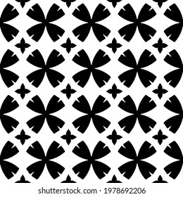  Geometric vector pattern with triangular elements. abstract picture for wallpapers and backgrounds. Black and white ornament.