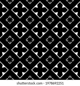  Geometric vector pattern with triangular elements. abstract picture for wallpapers and backgrounds. Black and white ornament.