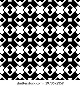  Geometric vector pattern with triangular elements. abstract picture for wallpapers and backgrounds. Black and white ornament.