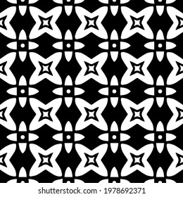  Geometric vector pattern with triangular elements. abstract picture for wallpapers and backgrounds. Black and white ornament.