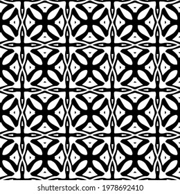  Geometric vector pattern with triangular elements. abstract picture for wallpapers and backgrounds. Black and white ornament.