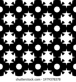 
Geometric vector pattern with triangular elements. abstract picture for wallpapers and backgrounds. Black and white ornament.