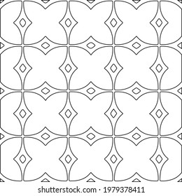 
Geometric vector pattern with triangular elements. abstract picture for wallpapers and backgrounds. Black and white ornament.