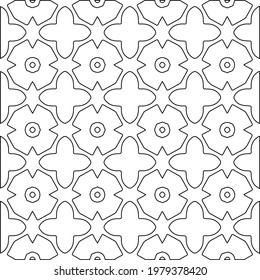 
Geometric vector pattern with triangular elements. abstract picture for wallpapers and backgrounds. Black and white ornament.