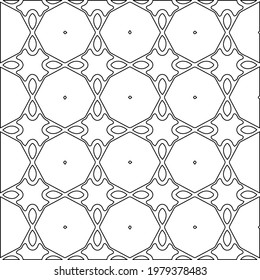 Geometric vector pattern with triangular elements. abstract picture for wallpapers and backgrounds. Black and white ornament.