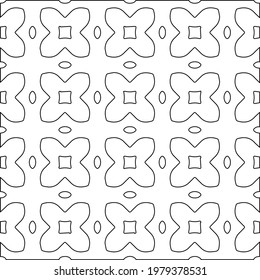 
Geometric vector pattern with triangular elements. abstract picture for wallpapers and backgrounds. Black and white ornament.