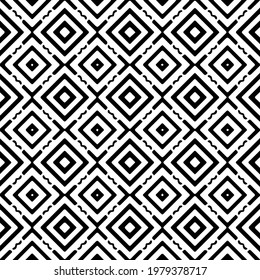 
Geometric vector pattern with triangular elements. abstract picture for wallpapers and backgrounds. Black and white ornament.