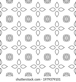 
Geometric vector pattern with triangular elements. abstract picture for wallpapers and backgrounds. Black and white ornament.