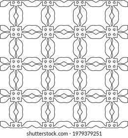 
Geometric vector pattern with triangular elements. abstract picture for wallpapers and backgrounds. Black and white ornament.