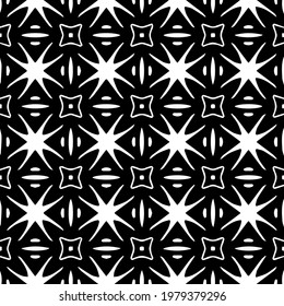 
Geometric vector pattern with triangular elements. abstract picture for wallpapers and backgrounds. Black and white ornament.