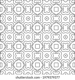 
Geometric vector pattern with triangular elements. abstract picture for wallpapers and backgrounds. Black and white ornament.