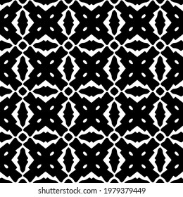 
Geometric vector pattern with triangular elements. abstract picture for wallpapers and backgrounds. Black and white ornament.